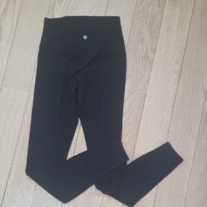Black Ribbed Lululemon Leggings